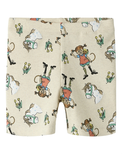 Name it - NMFMara Pippi Shorts Leggings - Peyote Melange